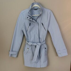 💙Nautica Women's Powder Blue Spring Belted Trench Jacket- Size M